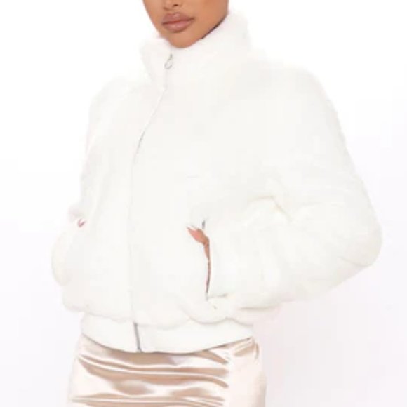 Fashion Nova Jackets & Blazers - Faux Fur Bomber Jacket